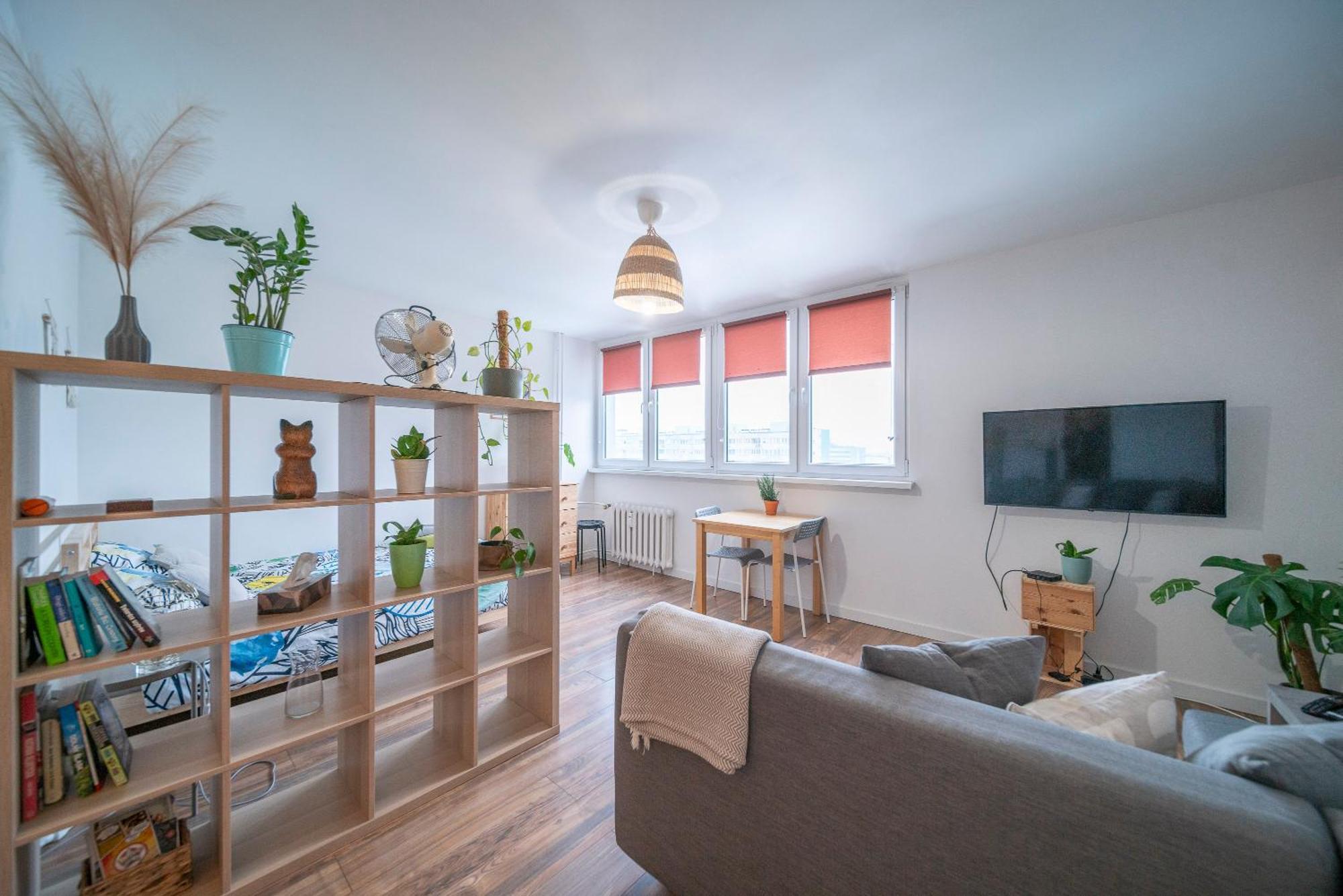 דירות 10Th Floor Studio In The City Center Of ורוצלב מראה חיצוני תמונה