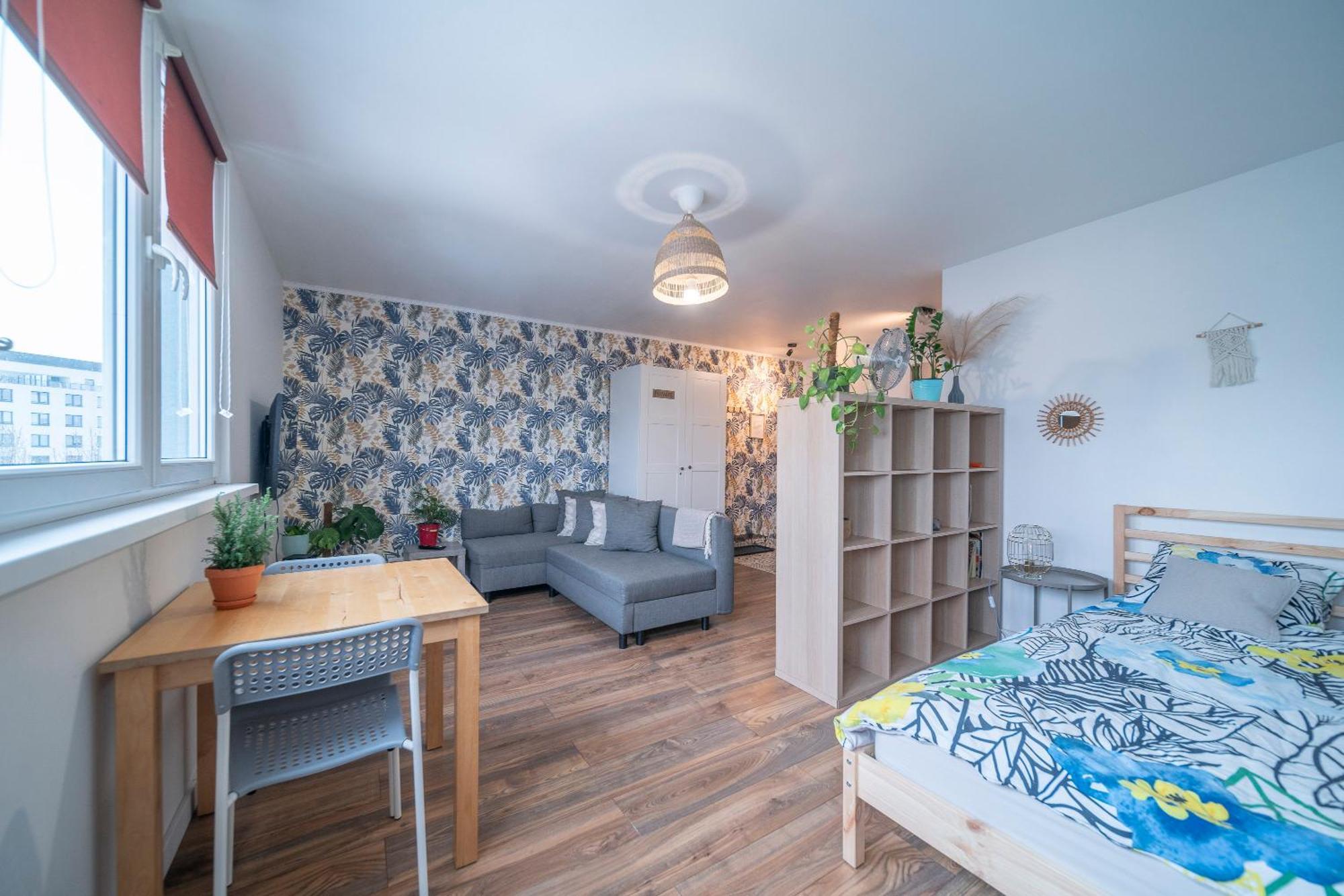 דירות 10Th Floor Studio In The City Center Of ורוצלב מראה חיצוני תמונה